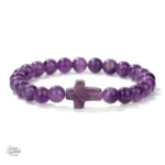 Bracelet avec croix Johnny Hallyday modèle 9