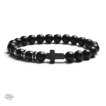 Bracelet Johnny Hallyday, modèle croix