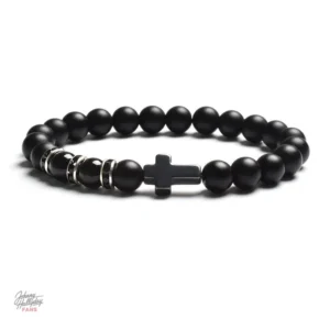 Bracelet Johnny Hallyday, modèle croix