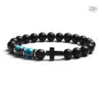 Bracelet Johnny Hallyday en perles colorées
