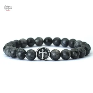 Bracelet perles Johnny Hallyday en différentes couleurs