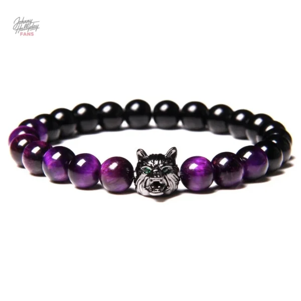 Collection de bracelets Johnny Hallyday - Modèle Loup