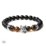 Bracelet de perles Johnny Hallyday Loup - vue 2