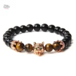 Bracelet de perles Johnny Hallyday Loup - vue 3