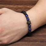 Bracelet de perles Johnny Hallyday Loup - vue 6
