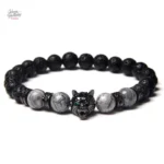 Bracelet Loup - collection Johnny Hallyday