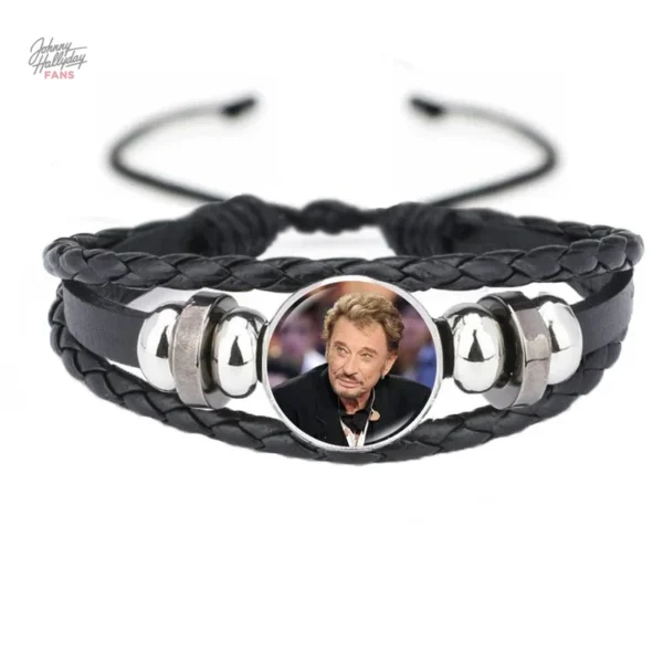 Bracelet hommage Johnny Hallyday - modèle unique