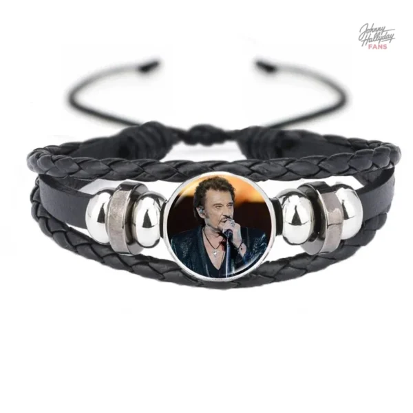 Bracelet Johnny Hallyday - finition de qualité