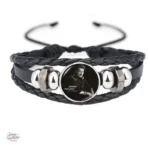 Bracelet hommage Johnny - modèle sobre et chic