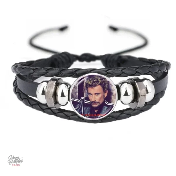 Bracelet Johnny Hallyday - design élégant et moderne