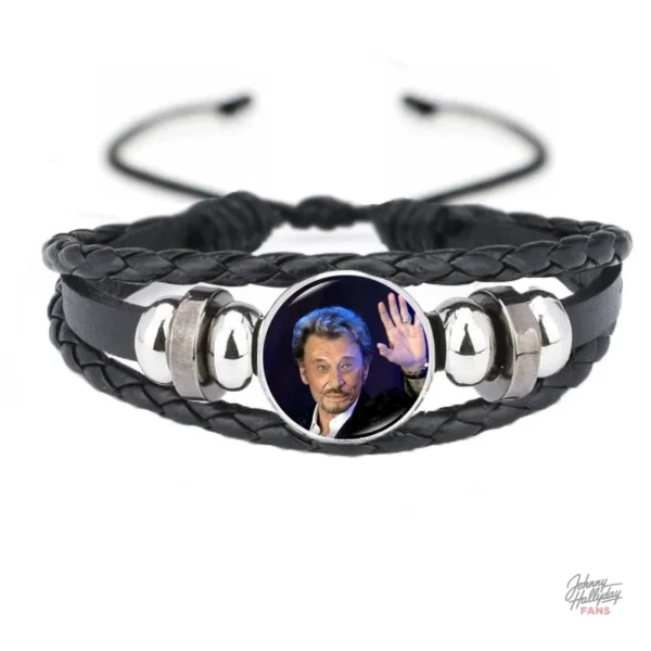 Bracelet hommage Johnny - détails soignés