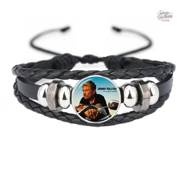 Bracelet hommage Johnny - look rock’n’roll