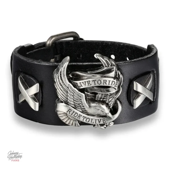 Bracelet Johnny Hallyday Live to ride - modèle classique