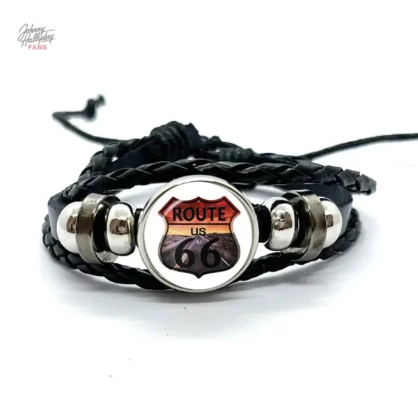 Bracelet Johnny Hallyday Route 66 - Modèle classique