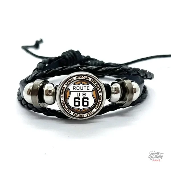 Bracelet Route 66 - Johnny Hallyday, cadeau idéal