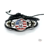 Johnny Hallyday - Bracelet tendance Route 66
