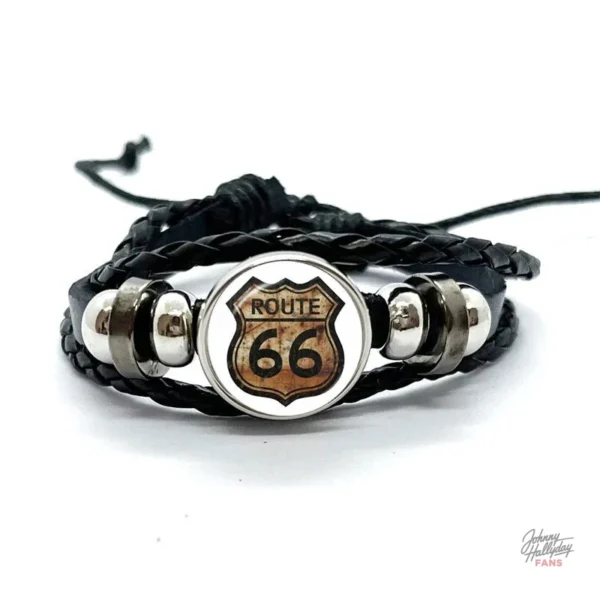 Bracelet Johnny Hallyday Route 66 - Édition limitée