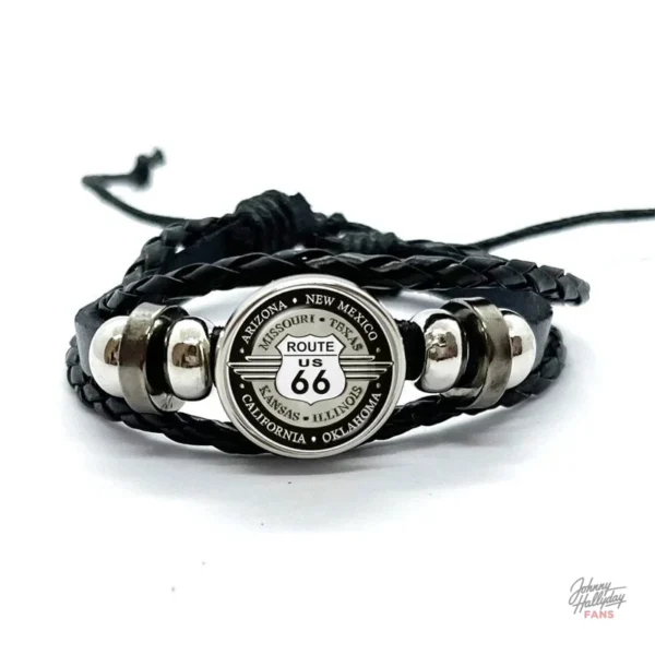 Bracelet Route 66 de Johnny Hallyday - Style unique