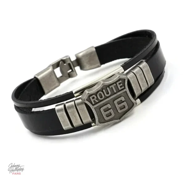 Bracelet Johnny Hallyday Route 66 - Modèle classique