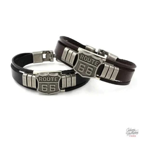 Bracelet Route 66 Johnny Hallyday - Élégance vintage