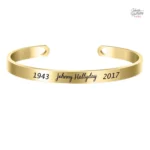 Bracelet Johnny Hallyday - Modèle en acier inoxydable
