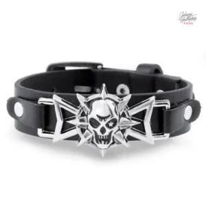 Bracelet Skull Johnny Hallyday au style rock