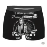 Caleçon Johnny Hallyday à motifs iconiques