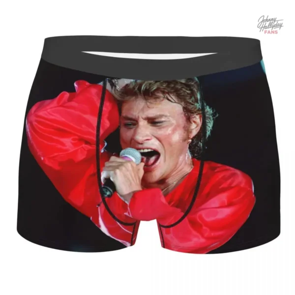 Caleçon Johnny Hallyday pour fans de rock