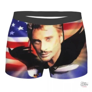 Caleçon Johnny Hallyday en coton confortable