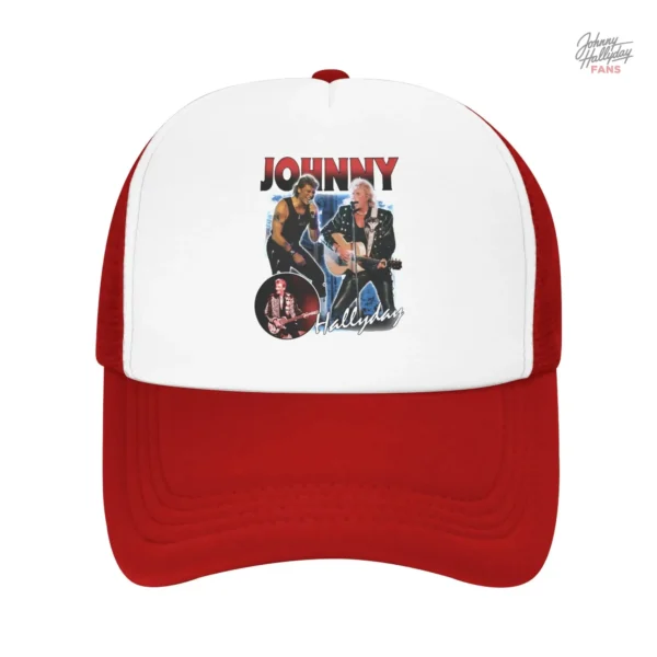 Casquette Johnny Hallyday en bleu