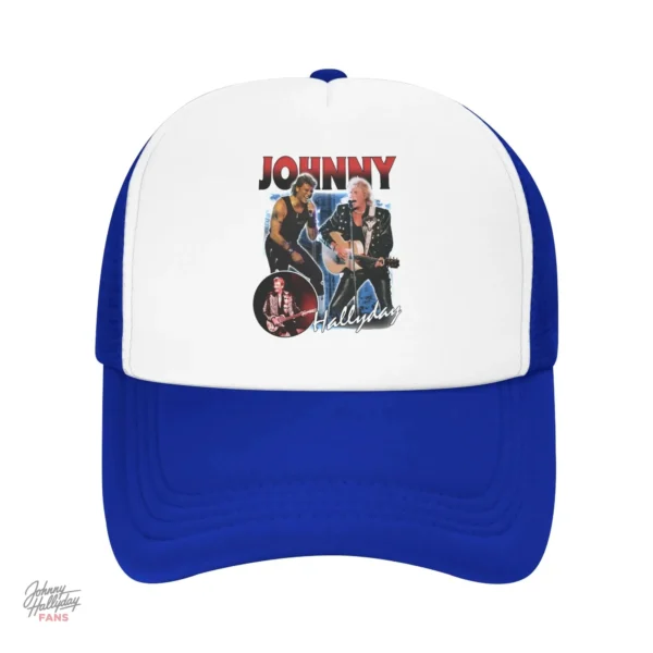 Casquette Johnny Hallyday en noir