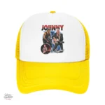 Casquette Johnny Hallyday en vert