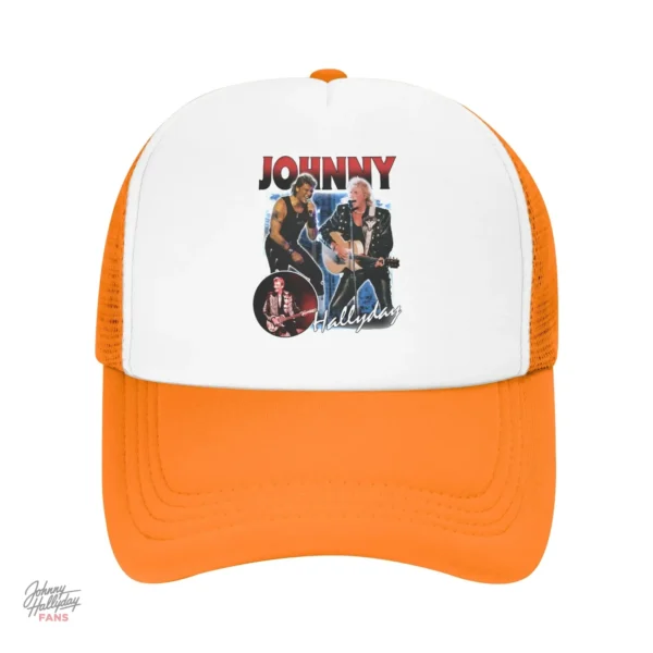 Casquette Johnny Hallyday en gris