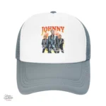 Casquette Johnny Hallyday en noir classique