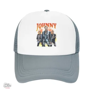 Casquette Johnny Hallyday en noir classique