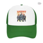 Casquette Johnny Hallyday modèle 3 en blanc pur