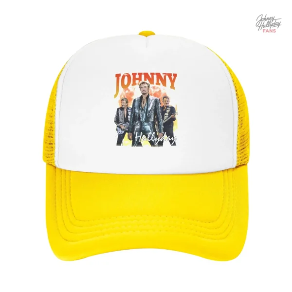 Casquette Johnny Hallyday en vert olive