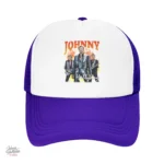 Casquette Johnny Hallyday en jaune lumineux