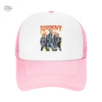 Casquette Johnny Hallyday modèle 3 en beige élégant