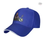 Casquette Johnny Hallyday Motard en gris