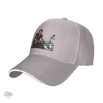 Casquette Motard Johnny Hallyday en blanc