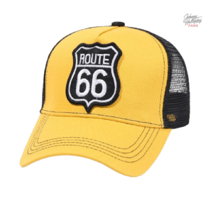 Casquette Johnny Hallyday, design Route 66