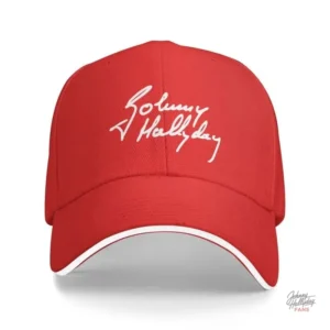 Casquette Johnny Hallyday en bleu