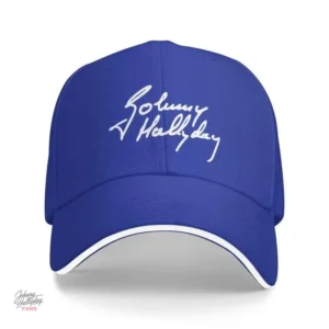 Casquette Johnny Hallyday en noir
