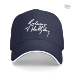 Casquette Johnny Hallyday en vert