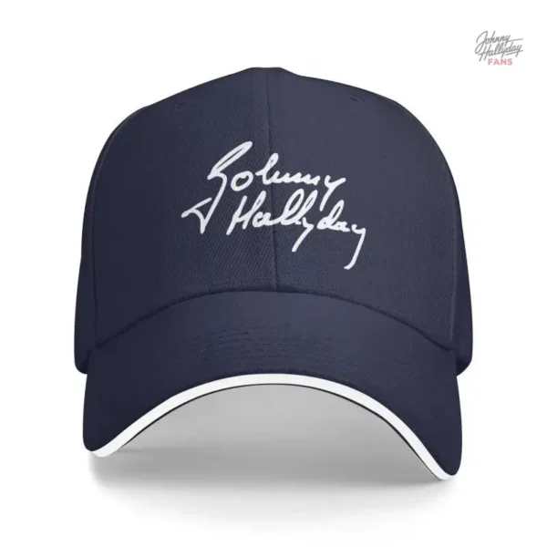 Casquette Johnny Hallyday en vert