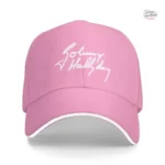 Casquette Johnny Hallyday en jaune