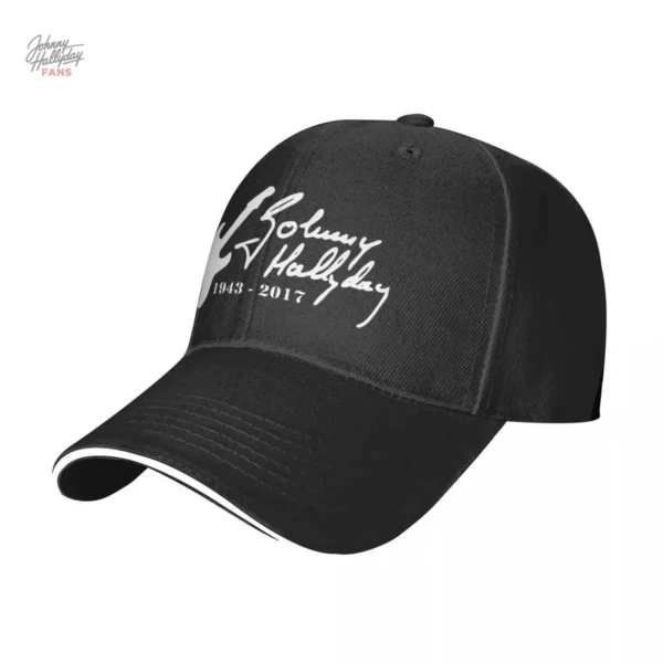 Casquette Hallyday modèle 2, style emblématique