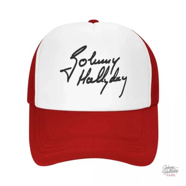 Casquette Johnny Hallyday Signature modèle 3