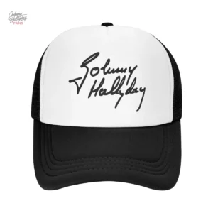 Casquette Johnny Hallyday en plusieurs couleurs